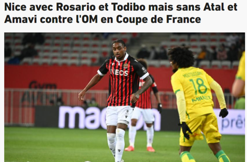 尼斯客场遭遇马赛反击，失利收场