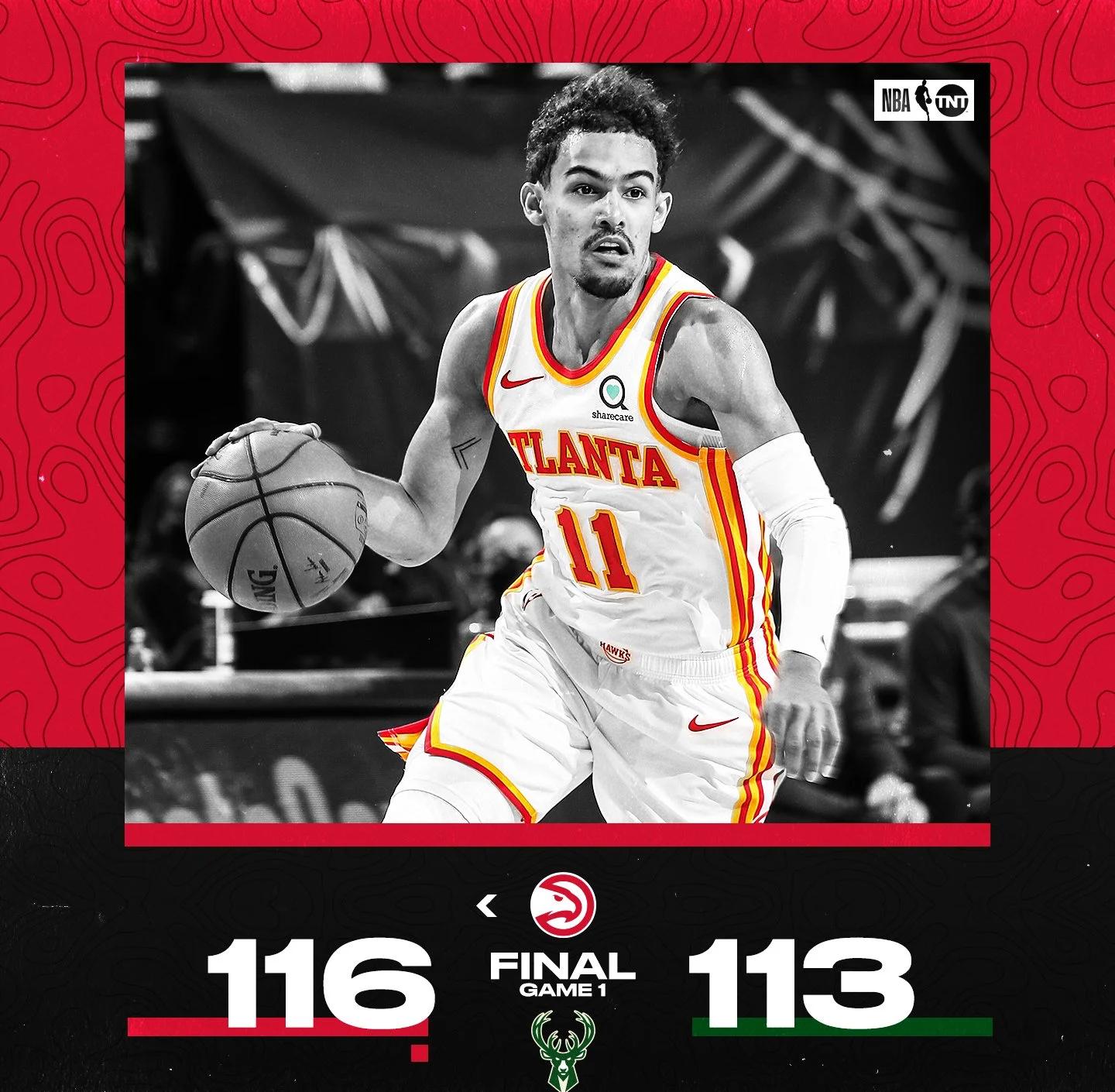 老鹰不敌骑士，特雷-杨砍下30分的简单介绍